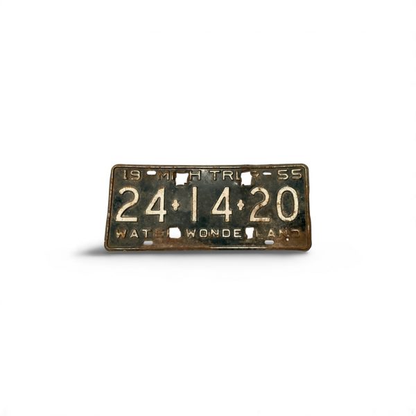 1955 MICHIGAN TRUCK LICENSE PLATE 24 14 20 420