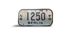 1982 1984 WISCONSIN BERLIN BICYCLE BIKE LICENSE PLATE 1250