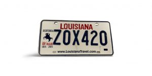 1976 MICHIGAN LICENSE PLATE MBJ 420 STCKERED