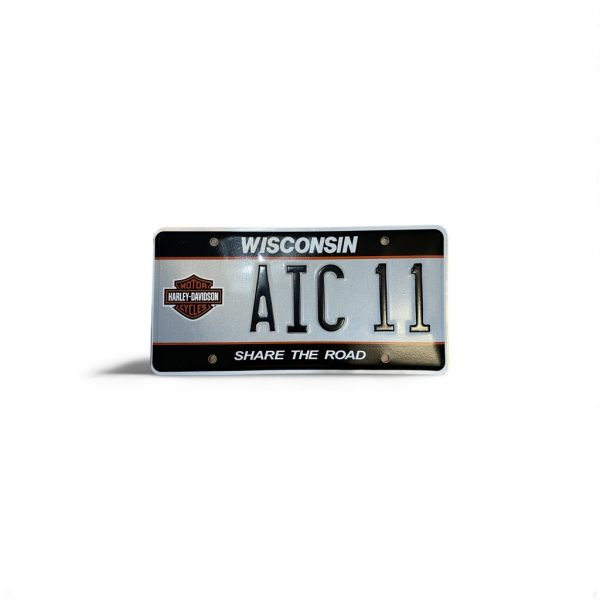 2022 WISCONSIN HARLEY DAVIDSON VANITY LICENSE PLATE AIC 11 ALICE IN CHAINS
