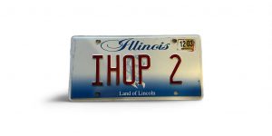 2003 ILLINOIS LICENSE PLATE VANITY IHOP