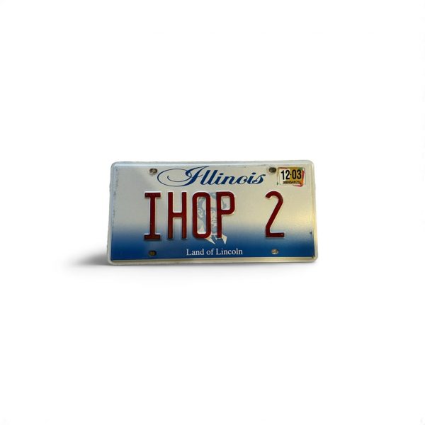 2003 ILLINOIS LICENSE PLATE VANITY IHOP