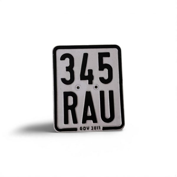 345 RAU LICENSE PLATE
