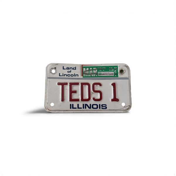 1997 ILLINOIS VANITY MOTORCYCLE LICENSE PLATES TEDS 1