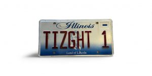 ILLINOIS LICENSE PLATE VANITY TIZGHT 1