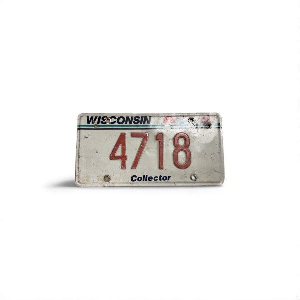2000 WISCONSIN LICENSE PLATE COLLECTOR 4718