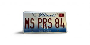 2004 ILLINOIS LICENSE PLATE VANITY MS PRS 84