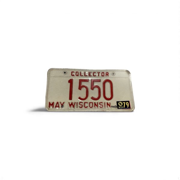 1979 WISCONSIN LICENSE PLATE COLLECTOR 1550
