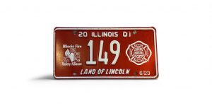 2001 ILLINOIS LICENSE PLATE LOW NUMBER 149 LAND OF LINCOLN? ILLINOIS FIRE SAFETY ALLIANCE