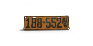 1927 ILLINOIS LICENSE PLATE 188 552