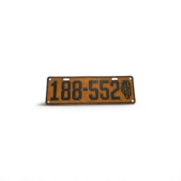 1927 ILLINOIS LICENSE PLATE 188 552