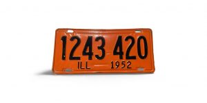 1952 ILLINOIS LICENSE PLATE 1243 420