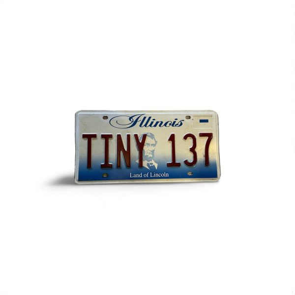 ILLINOIS LICENSE PLATE VANITY TINY 137