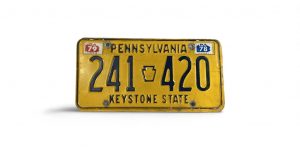 1979 PENNSYLVANIA 241 420 LICENSE PLATE KEYSTONE STATE