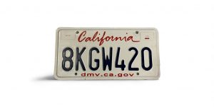 CALIFORNIA 8KGW420 420 LICENSE PLATE