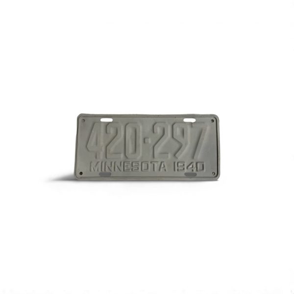 1940 MINNESOTA 420 297 LICENSE PLATE MN