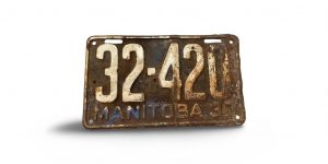 1930 MANITOBA LICENSE PLATE 32 420