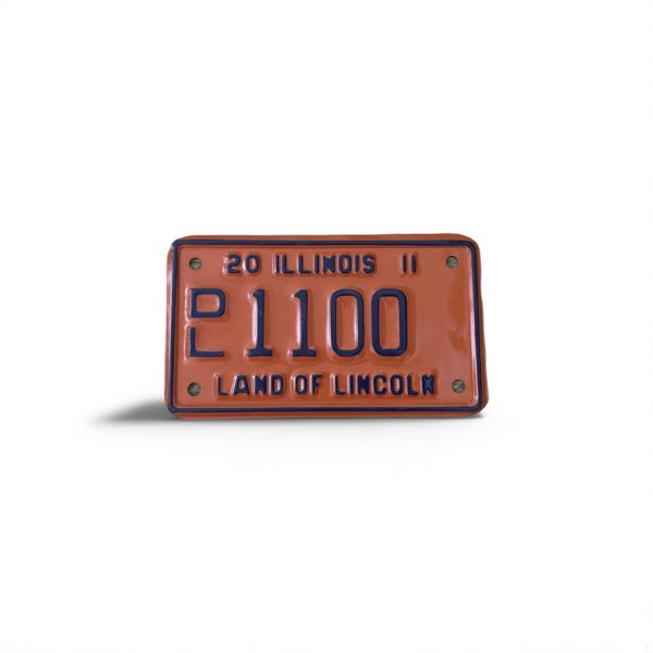 2011 ILLINOIS DEALER MOTORCYCLE LICENSE PLATE 1100