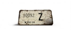 1933 WISCONSIN W PSC Z LICENSE PLATE 13359