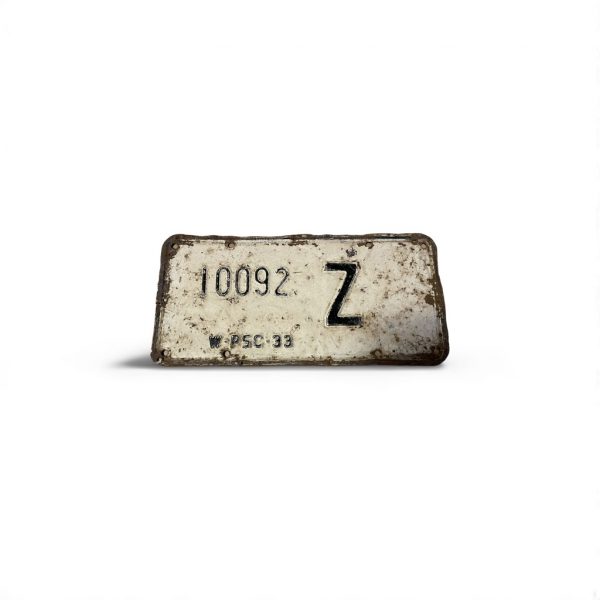 1933 WISCONSIN W PSC Z LICENSE PLATE 13359