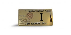 2022 ILLINOIS MAPA MID-AMERICA PLATE ASSOCIATION LETTER I LICENSE PLATE LOW NUMBER