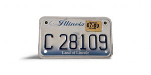 2009 ILLINOIS MOTORCYCLE LICENSE PLATE C 28109