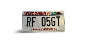WISCONSIN LICENSE PLATE VANITY RF 05GT GT AMERICAS DAIRYLAND