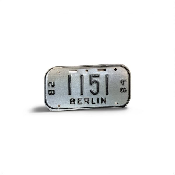 1982 1984 WISCONSIN BERLIN BICYCLE BIKE LICENSE PLATE 1151