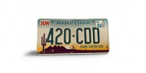 2004 ARIZONA LICENSE PLATE 420 CDD