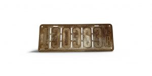 1918 ILLINOIS LICENSE PLATE 130383