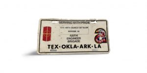 LOUISIANA BOOSTER PLATE 420TH 420 ENGINEER BRIGADE