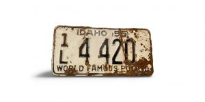 1956 IDAHO LICENSE PLATE 4 420