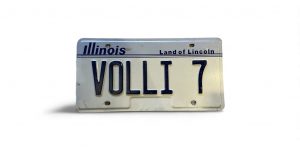 ILLINOIS LICENSE PLATE VANITY VOLLI 7 VOLLYBALL
