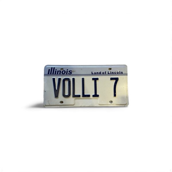 ILLINOIS LICENSE PLATE VANITY VOLLI 7 VOLLYBALL