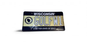 2022 WISCONSIN VANITY SPECIAL GOLF LICENSE PLATE GOLF WI