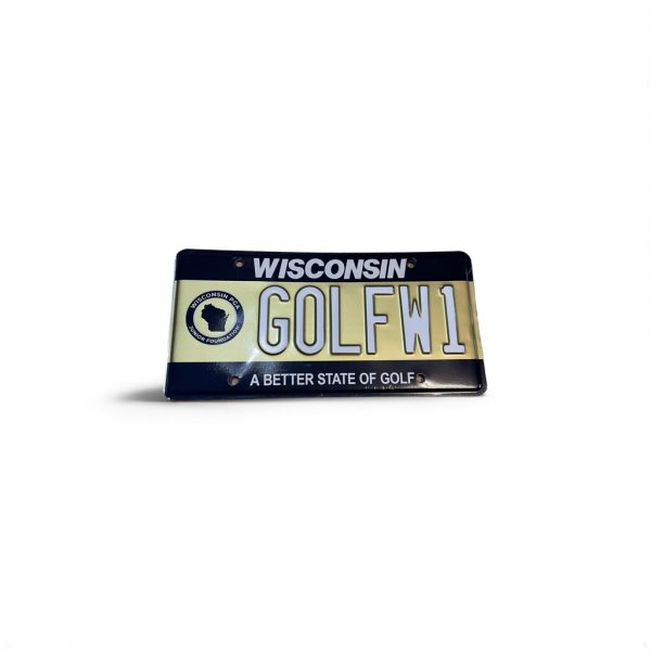 2022 WISCONSIN VANITY SPECIAL GOLF LICENSE PLATE GOLF WI