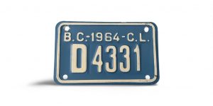 1964 BC D 4331 LICENSE PLATE