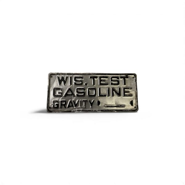 WISCONSIN LICENSE PLATE WIS TEST GASOLINE GRAVITY