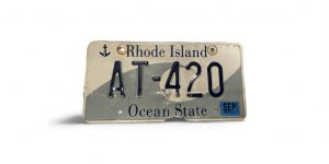 RHODE ISLAND LICENSE PLATE AT 420