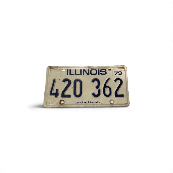 1979 ILLINOIS LICENSE PLATE 420 362