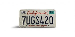 CALIFORNIA 7UGS420 420 LICENSE PLATE