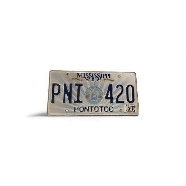 2017 MISSISSIPPI LICENSE PLATE 2AB 420