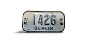 1982 1984 WISCONSIN BERLIN BICYCLE BIKE LICENSE PLATE 1426
