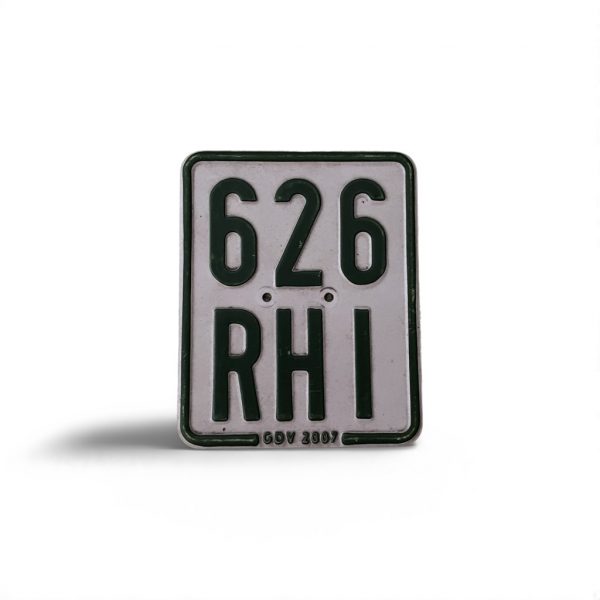 626 RHI LICENSE PLATE