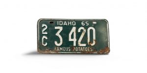 1965 IDAHO LICENSE PLATE 3 420