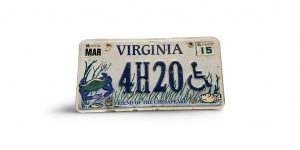 2015 VIRGINIA 4H20 420 LICENSE PLATE GRAPHIC