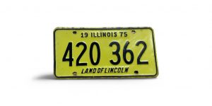 1975 ILLINOIS LICENSE PLATE 420 362