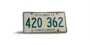 1973 ILLINOIS LICENSE PLATE 420 362