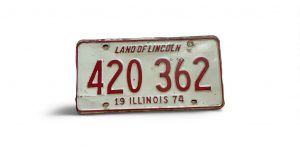 1974 ILLINOIS LICENSE PLATE 420 362
