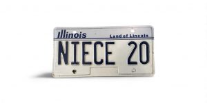 2000 ILLINOIS VANITY LICENSE PLATE NIECE 20